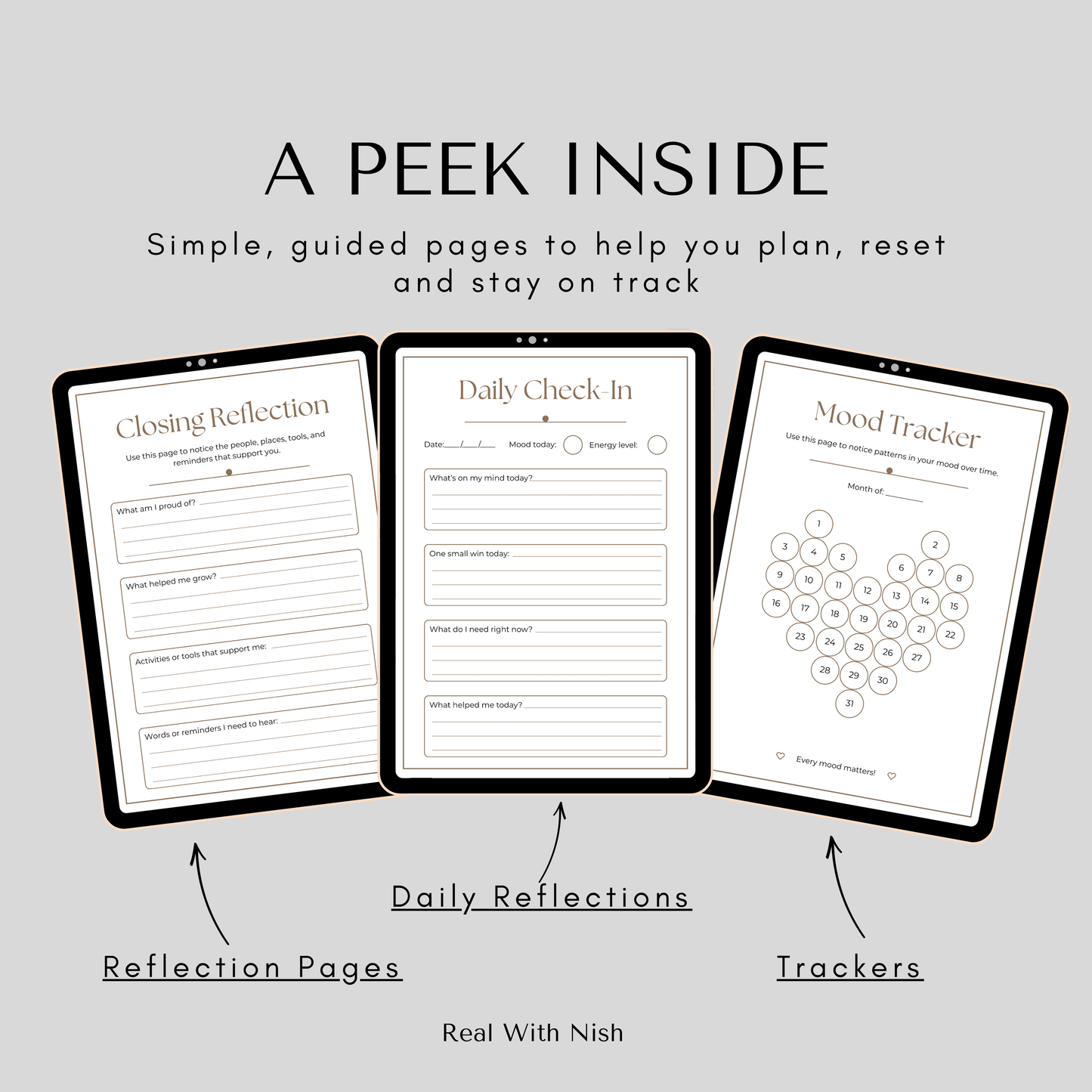 Mental Health Check-In Journal