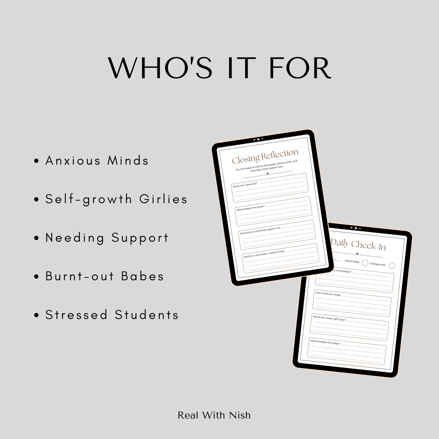 Mental Health Check-In Journal
