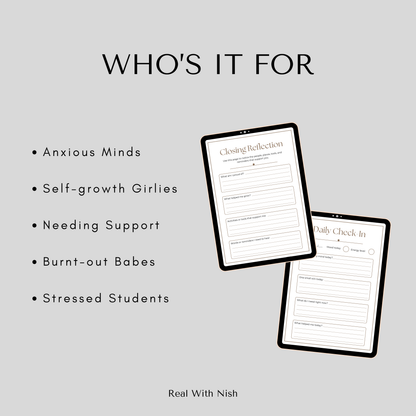 Mental Health Check-In Journal